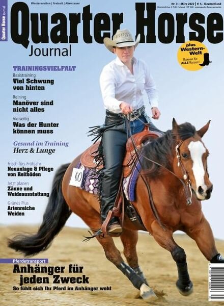 Quarter Horse Journal – 25 Februar 2022 Cover