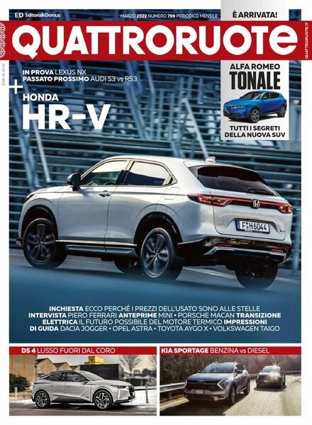 Quattroruote Italia – marzo 2022 Cover
