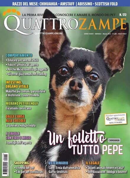 QuattroZampe – marzo 2022 Cover