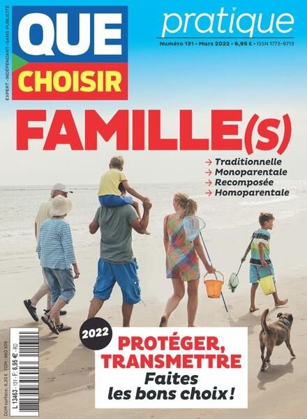 Que Choisir Pratique – Mars 2022 Cover