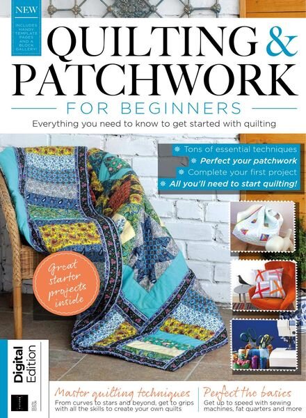 Quilting & Patchwork for Beginners – 8th Edition 2022 Cover