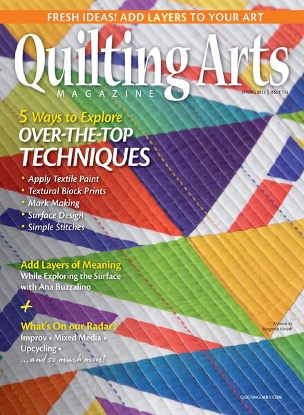 Quilting Arts – February-March 2022 Cover