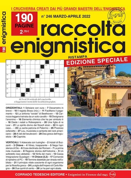 Raccolta Enigmistica – marzo 2022 Cover