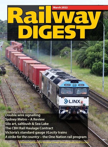Railway Digest – March 2022 Cover