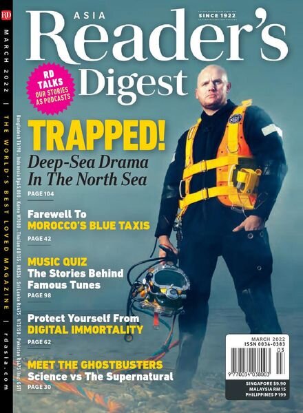 Reader’s Digest Asia – March 2022 Cover