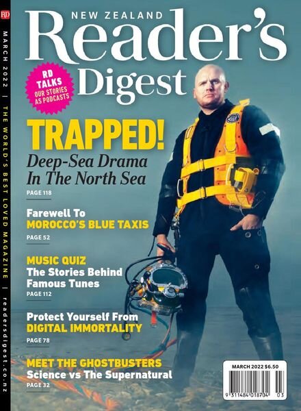 Reader’s Digest New Zealand – March 2022 Cover