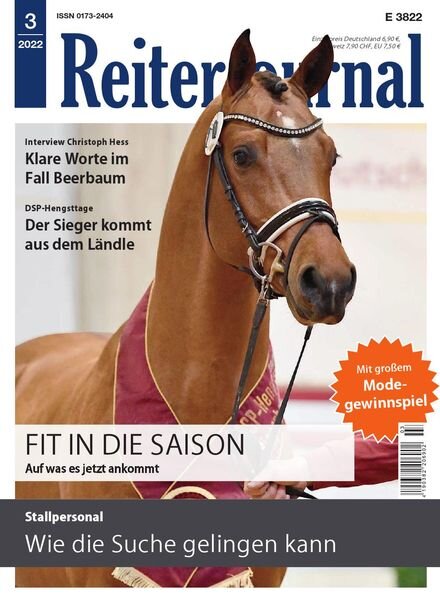 Reiterjournal – Marz 2022 Cover