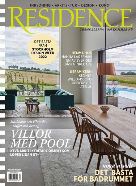 Residence – april 2022 Cover