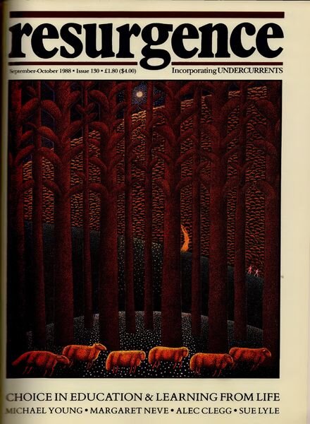 Resurgence & Ecologist – Resurgence 130 – Sepember-October 1988 Cover