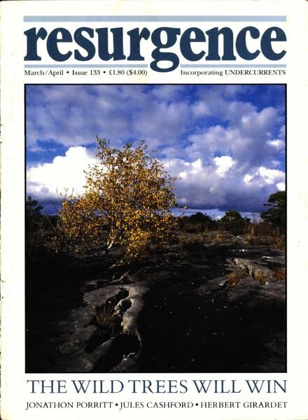Resurgence & Ecologist – Resurgence 133 – March-April 1989 Cover
