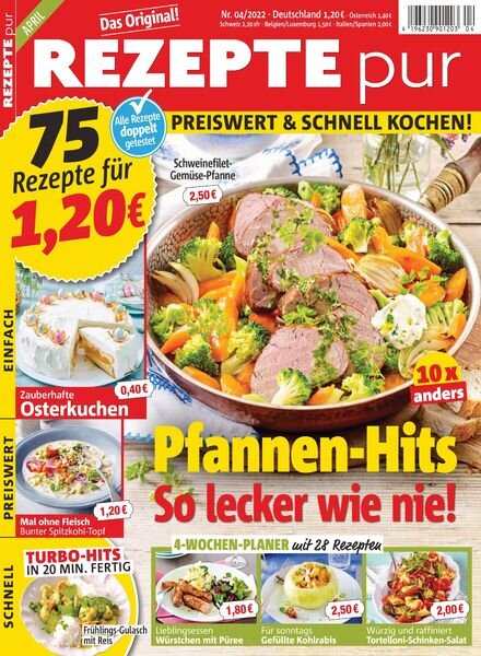 REZEPTE pur – Marz 2022 Cover