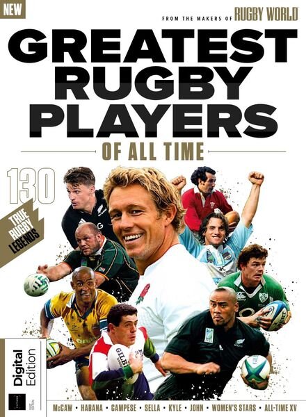 Rugby World – Greatest Rugby Players of All Time – 1st Edition 2022 Cover