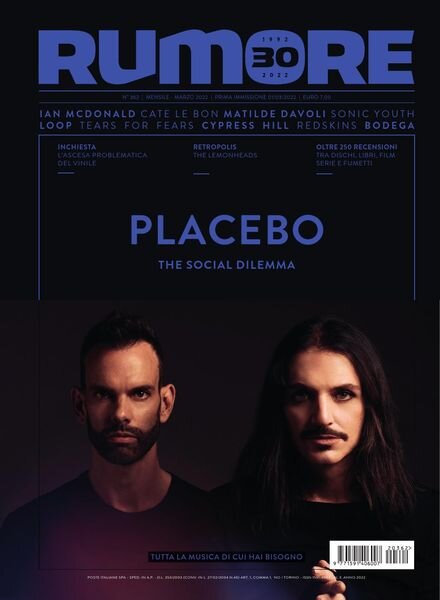 Rumore – Marzo 2022 Cover