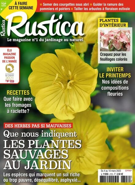 Rustica – 4 Mars 2022 Cover