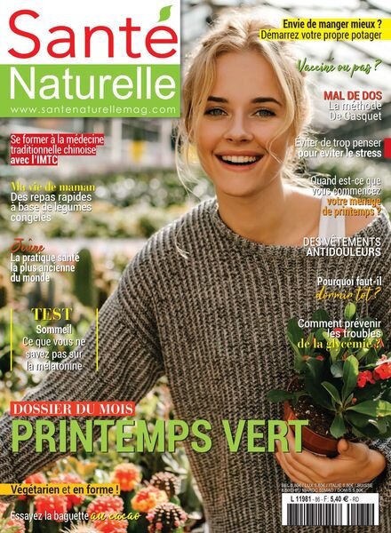 Sante Naturelle – Mars-Avril 2022 Cover