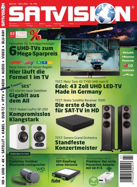 Satvision – Marz 2022 Cover