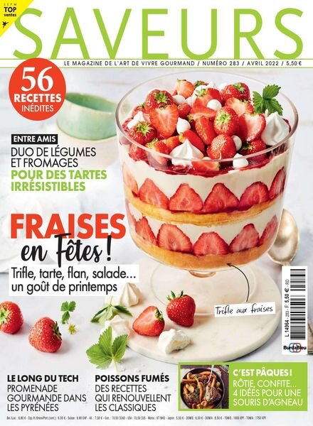 Saveurs France – Avril 2022 Cover