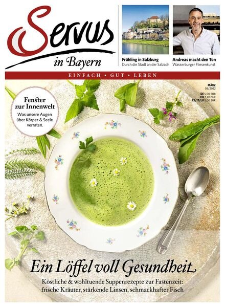 Servus in Bayern – Marz 2022 Cover