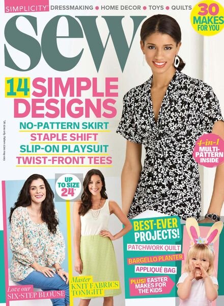 Sew – April 2022 Cover