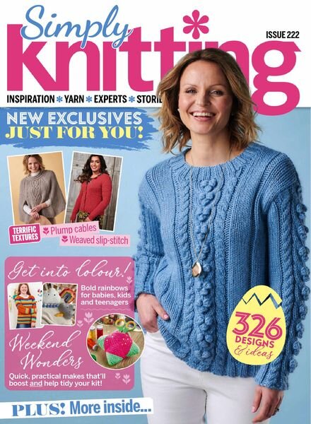 Simply Knitting – April 2022 Cover