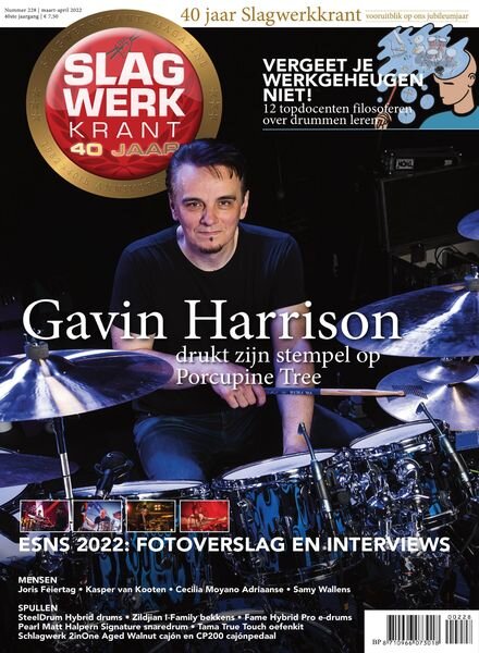 Slagwerkkrant – maart 2022 Cover