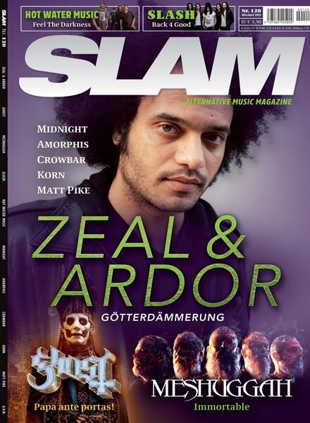 SLAM Alternative Music Magazine – Marz 2022 Cover