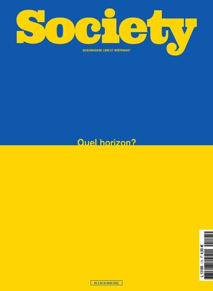 Society – 3 Mars 2022 Cover