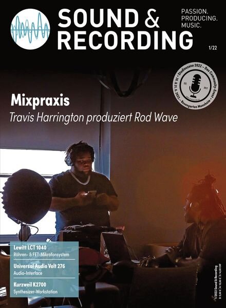 Sound & Recording – Februar 2022 Cover