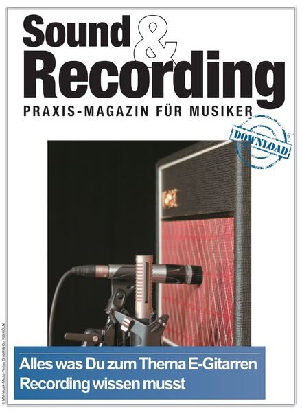Sound & Recording – Marz 2022 Cover