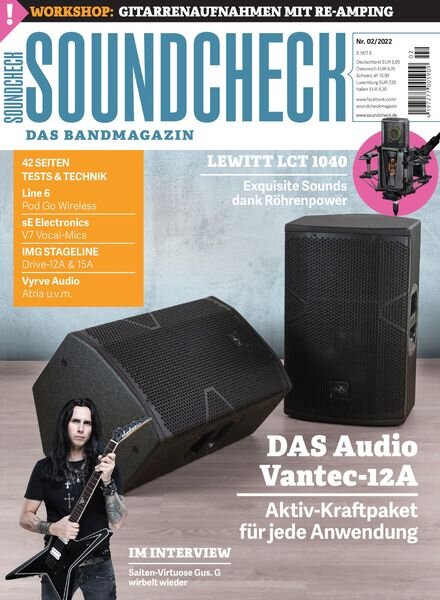 SOUNDCHECK – Marz 2022 Cover