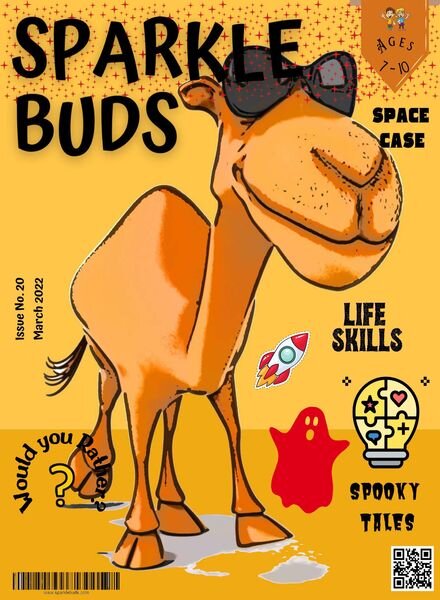 Sparkle Buds Kids Magazine Ages 7-10 – March 2022 Cover
