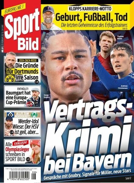 Sport Bild – 23 Februar 2022 Cover