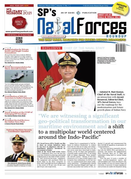 SP’s NavalForces – March 2022 Cover