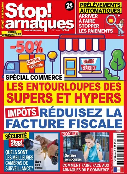 Stop Arnaques – Mars-Mai 2022 Cover