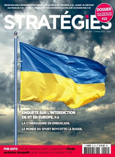 Strategies – 3 Mars 2022 Cover