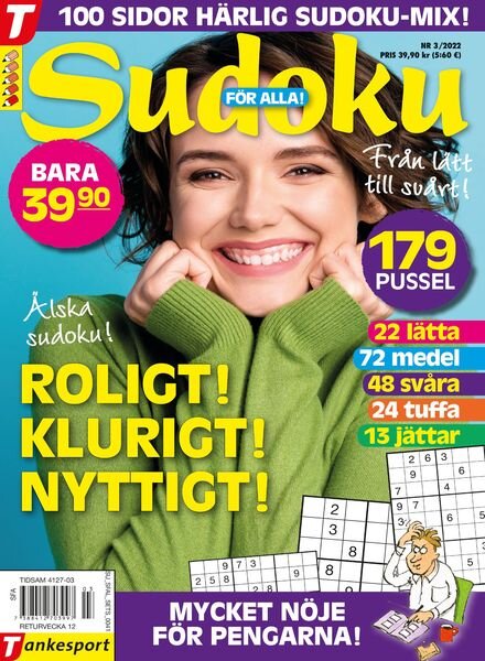 Sudoku for alla – 24 februari 2022 Cover