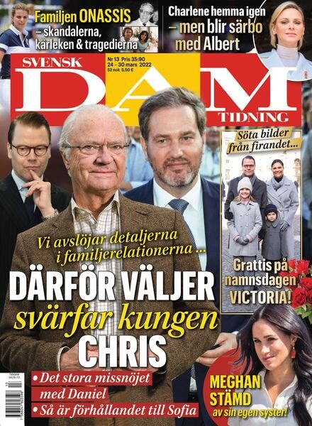 Svensk Damtidning – 23 mars 2022 Cover