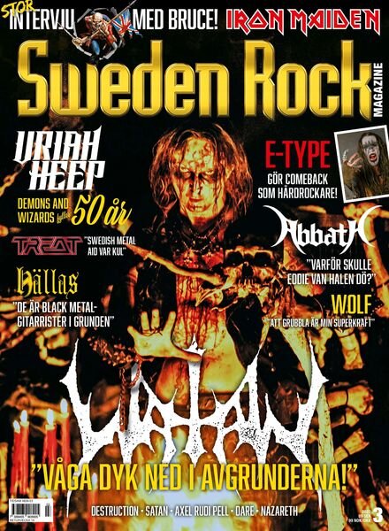 Sweden Rock Magazine – mars 2022 Cover