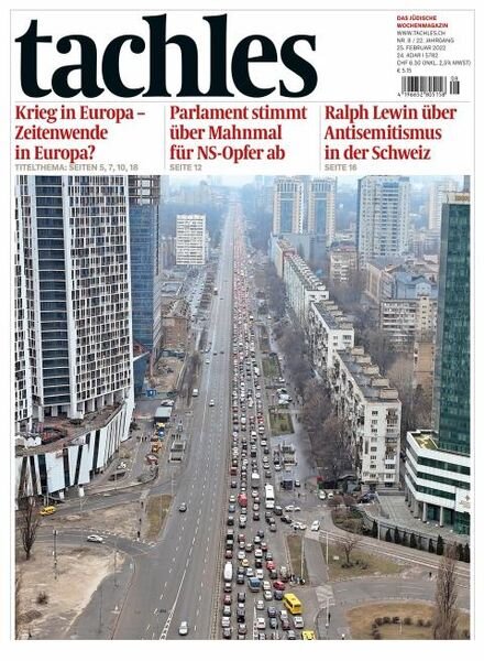 tachles – 25 Februar 2022 Cover