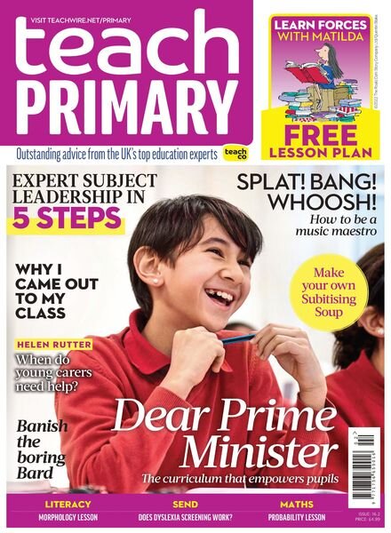 Teach Primary – March 2022 Cover