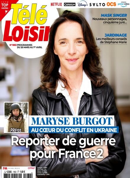 Tele Loisirs – 21 Mars 2022 Cover