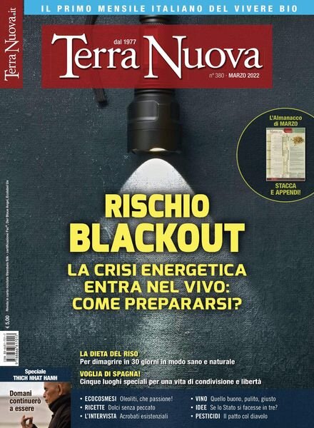 Terra Nuova – marzo 2022 Cover