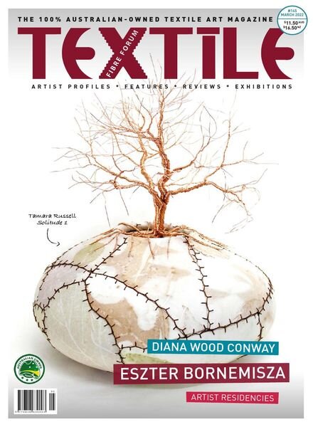 Textile Fibre Forum – Issue 145 – March 2022 Cover