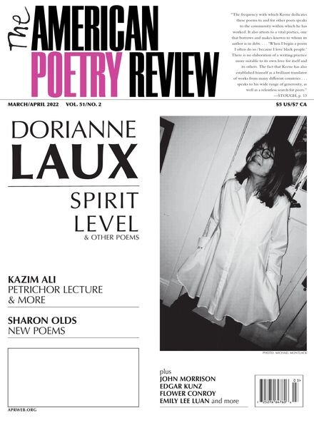 The American Poetry Review – March-April 2022 Cover
