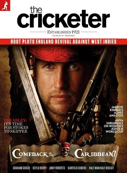The Cricketer Magazine – March 2022 Cover