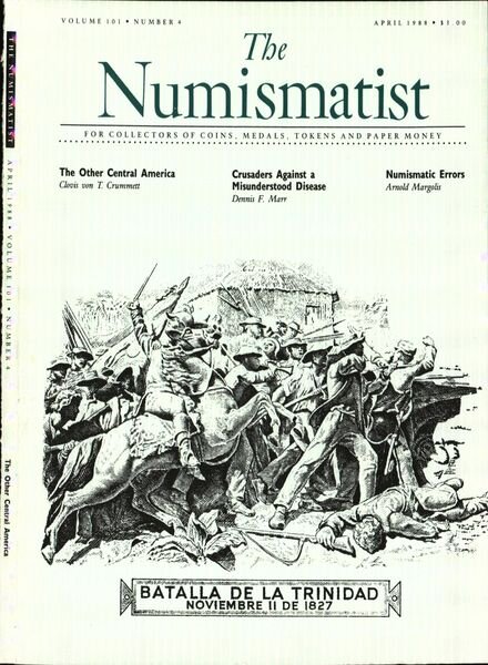 The Numismatist – April 1988 Cover