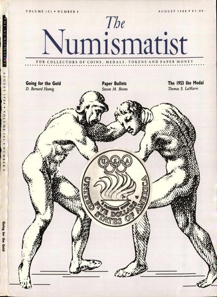The Numismatist – August 1988 Cover