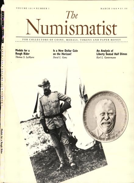 The Numismatist – March 1988 Cover