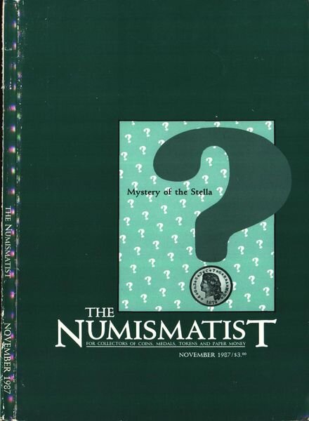 The Numismatist – November 1987 Cover