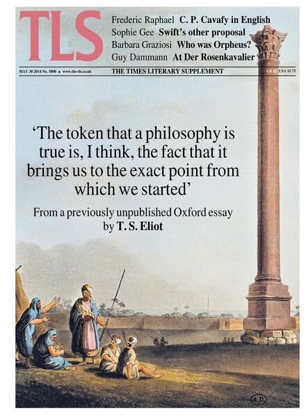The Times Literary Supplement – 30 May 2014 Cover